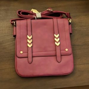 Leather crossbody purse